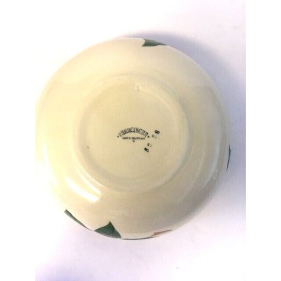 Franciscan Apple Round Vegetable Bowl 8" Half Moon Mark 1949-1953 - Picture 3 of 4